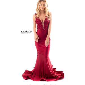 Jessica Angel Style 551 Size 4 IN BLACK Gown Dress NWT  #CB8